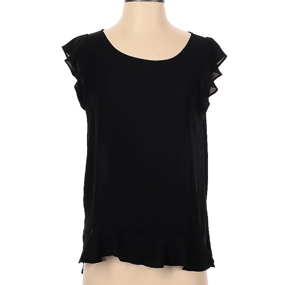 Ann Taylor LOFT black short sleeve top